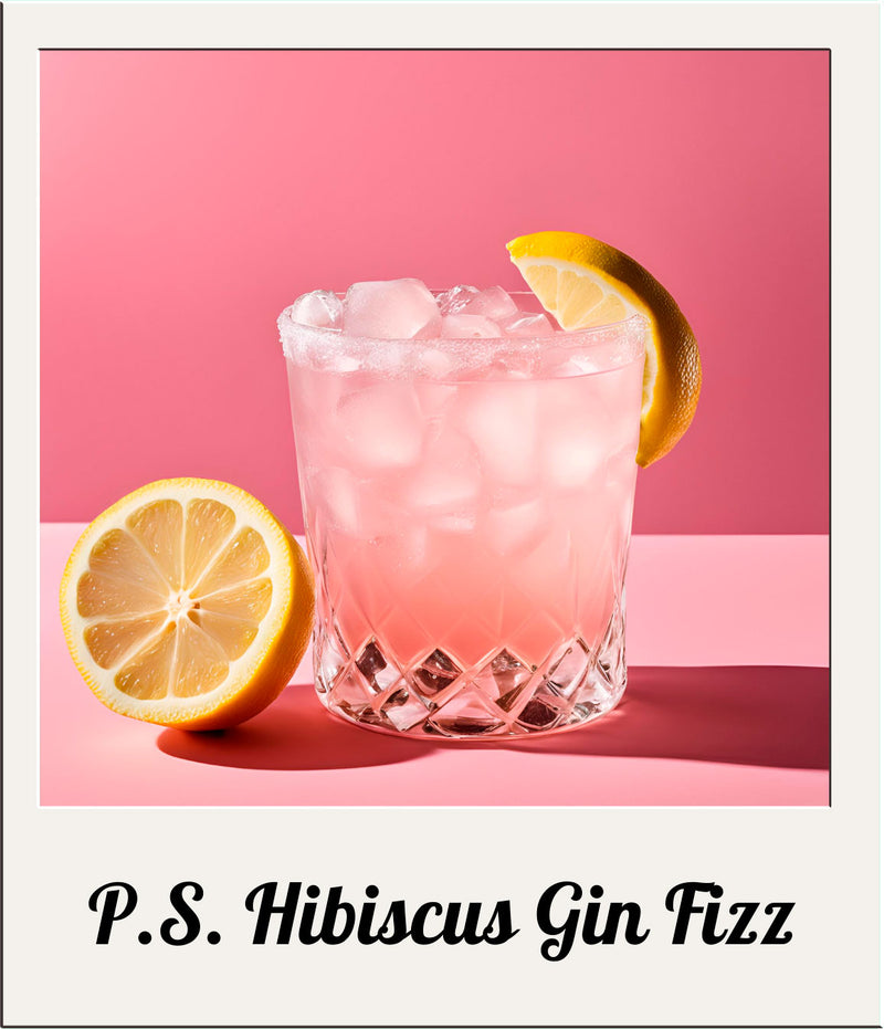 Hibiscus Gin Fizz