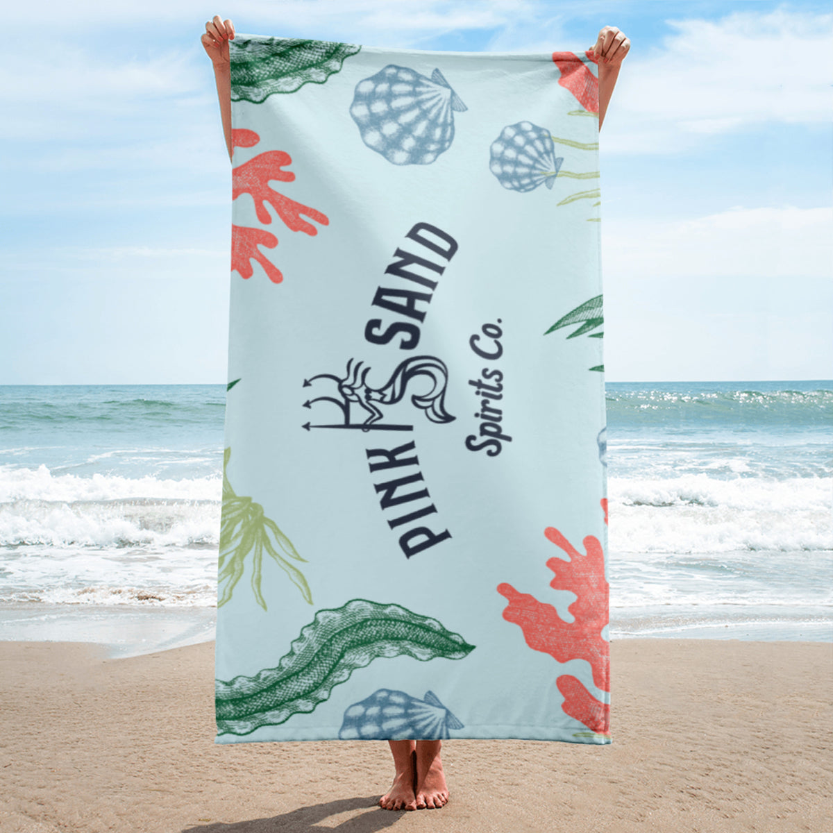 Pink Sand Beach Towel